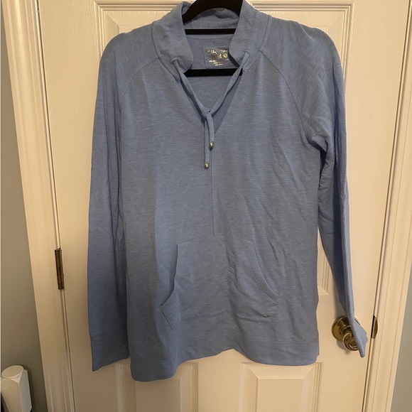 Lilly Pulitzer Light Blue Half-Zip Top - Picture 1 of 3